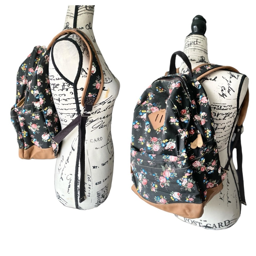 DouGuYan Casual Lightweight Floral Print Backpack